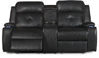 Mocha Dark Brown Power Reclining Loveseat - Diego -2