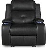 Mocha Dark Brown Power Recliner - Diego -2