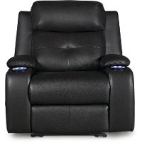 Mocha Dark Brown Power Recliner - Diego -2