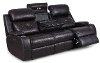 Mocha Dark Brown Power Reclining Living Room Set - Diego-1