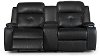 Mocha Dark Brown Power Reclining Living Room Set - Diego-3