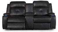 Mocha Dark Brown Power Reclining Living Room Set - Diego-3