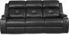 Ebony Power Reclining Sofa with Power Headrest - Diego