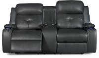 Ebony Power Reclining Loveseat - Diego -4