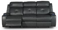 Ebony Power Reclining Living Room Set - Diego-2