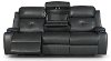 Ebony Power Reclining Living Room Set - Diego-3