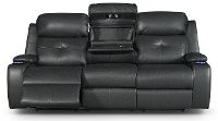 Ebony Power Reclining Living Room Set - Diego-3