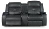 Ebony Power Reclining Living Room Set - Diego-5
