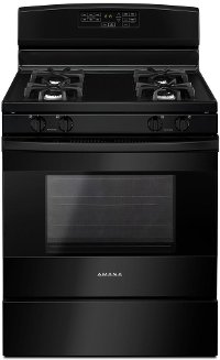 AGR6603SFB Amana Gas Range - 5.0 cu. ft. Black