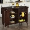 Bourbon Kitchen Island with Granite Top - Country Comfort -2