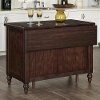 Bourbon Kitchen Island with Granite Top - Country Comfort -4