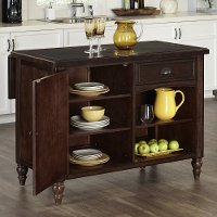 Bourbon Kitchen Island with Granite Top - Country Comfort -2