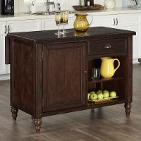 Bourbon Kitchen Island with Granite Top - Country Comfort -3