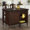 Bourbon Kitchen Island and Two Bar Stools - Country Comfort
