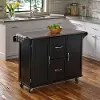 4515-95 Black Stainless Top Kitchen Cart - Patriot