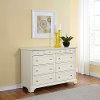 White 6-Drawer Dresser - Naples