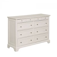 White 6-Drawer Dresser - Naples-2