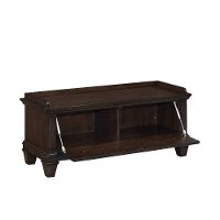 Black Oak Storage Bench - Prairie Home-2