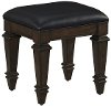 Black Oak Vanity Bench - Prairie Home