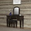 Black Oak Vanity and Bench - Prairie Home-1