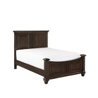 Classic Black Oak Queen Bed - Prairie Home-2