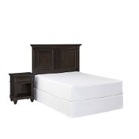 Black Oak Queen 2 Piece Bedroom Set - Prairie Home-2