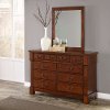 Cherry Dresser And Mirror - The Aspen