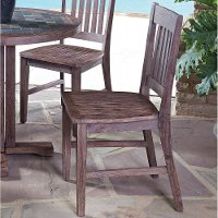 Set of 2 Wired Brushed Side Chairs - Morocco