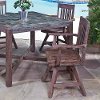 Set of 2 Wire Bushed Swivel Chairs - Morocco
