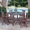 Mosaic 5 Piece Square Table Dining Set - Morocco