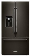 KRFC704FBS KitchenAid Counter Depth French Door Refrigerator - 23.8 cu. ft., 36 Inch Black Stainless Steel