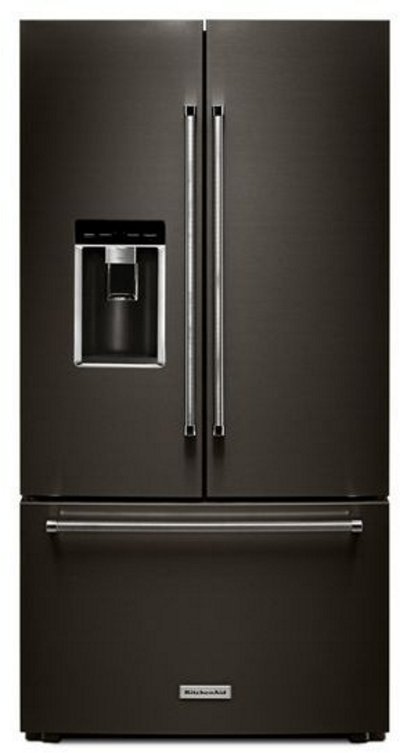 KRFC704FBS KitchenAid Counter Depth French Door Refrigerator - 23.8 cu. ft., 36 Inch Black Stainless Steel
