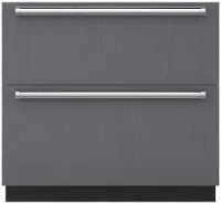 ID-36R Sub-Zero 36 Inch Designer Refrigerator Drawers - Panel Ready