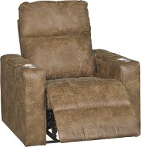 Saddle Brown Home Theater Power Recliner - Headliner-2