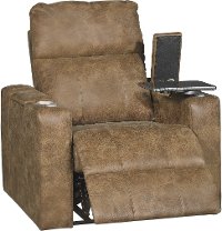 Saddle Brown Home Theater Power Recliner - Headliner-3