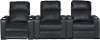 Eclipse Black Power 3 Piece Reclining Home Theater Seating - Headliner-2
