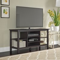 Espresso Brown Oak Modern 55 Inch TV Stand - Broadview