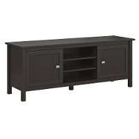 Espresso Brown Oak Modern 65 Inch TV Stand - Broadview