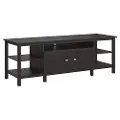 BDV172EO-03 Espresso Brown Oak Modern 75 Inch TV Stand - Broadview