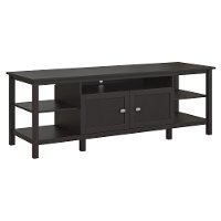 Espresso Brown Oak Modern 75 Inch TV Stand - Broadview