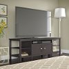 Espresso Brown Oak Modern 75 Inch TV Stand - Broadview -2