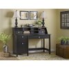 Espresso Oak Single Pedestal Desk, File, Organizer - Broadview-2