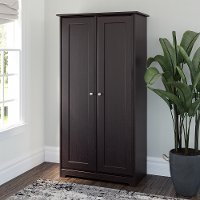 Espresso Oak 2-Door Tall Storage - Cabot