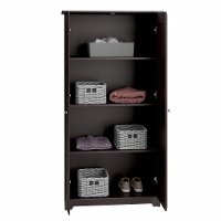 Espresso Oak 2-Door Tall Storage - Cabot-3