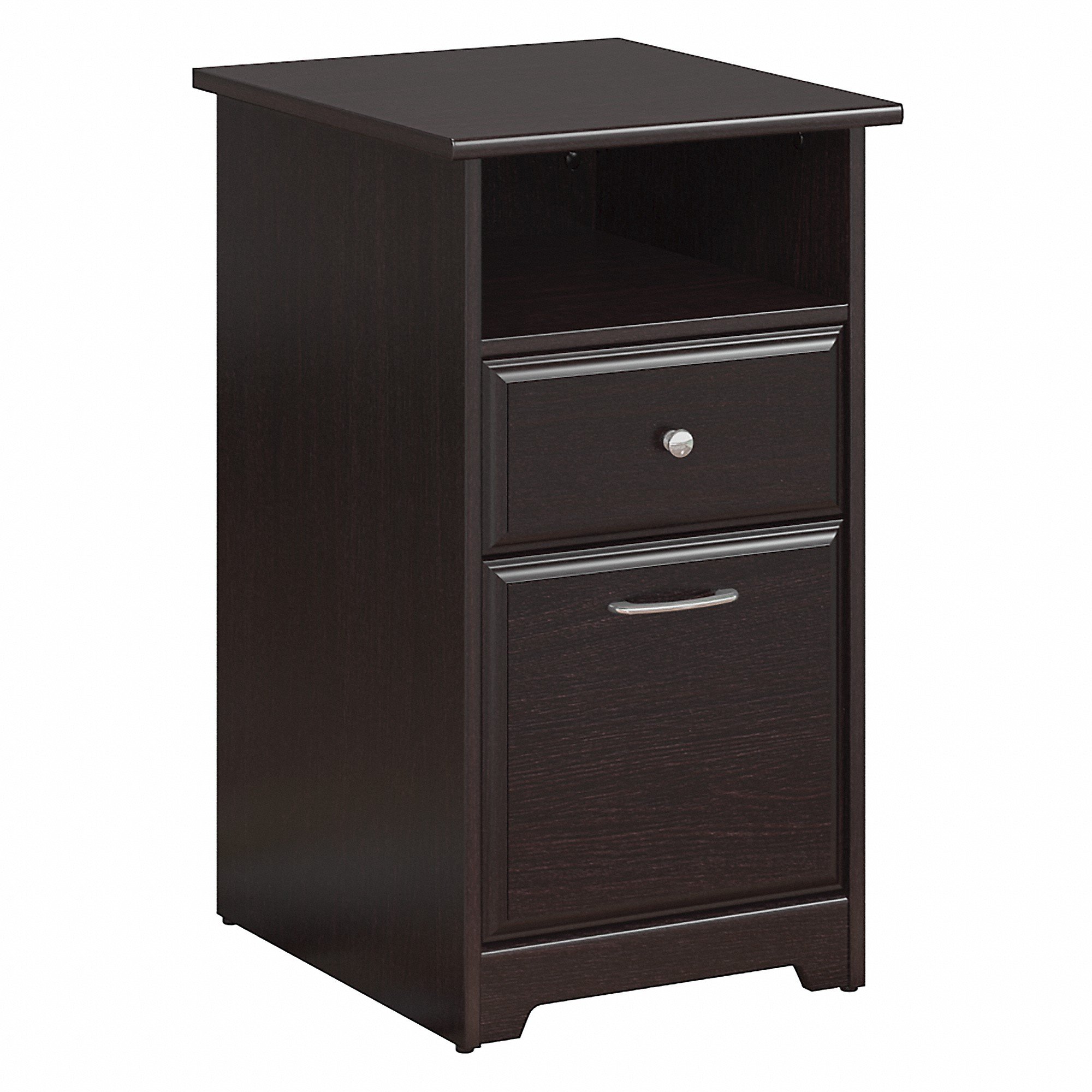 Espresso Oak 2 Drawer File Cabinet - Cabot-3