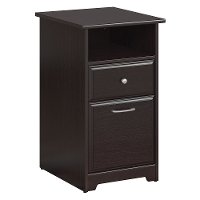 Espresso Oak 2 Drawer File Cabinet - Cabot-7