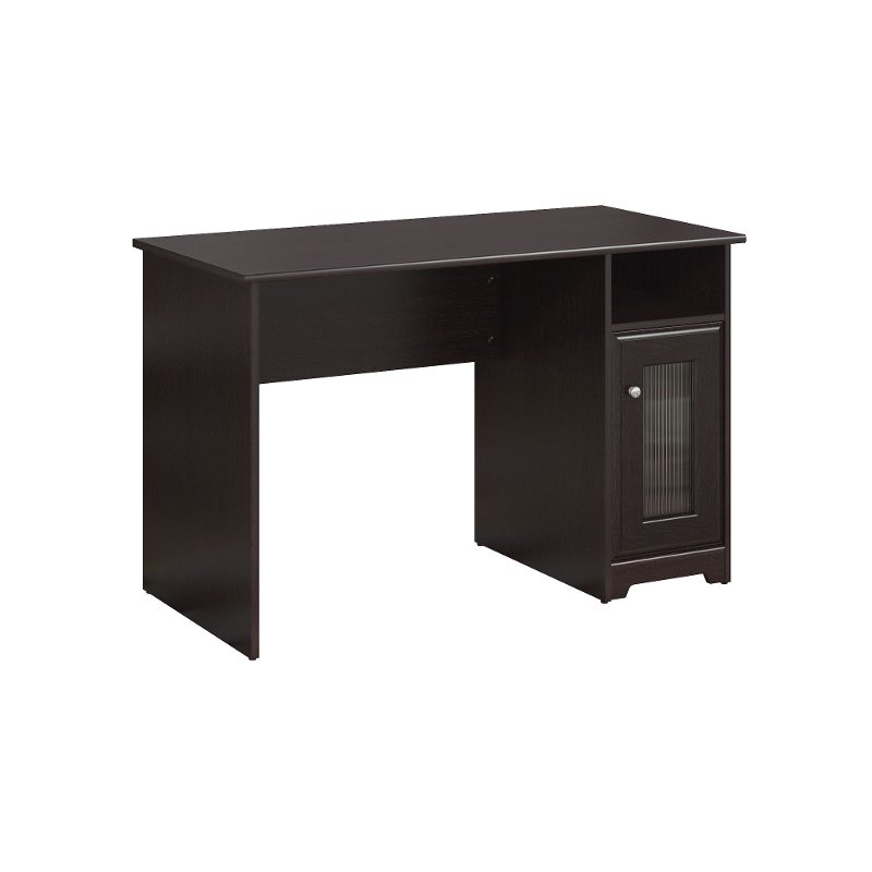 Espresso Oak Single Pedestal Desk 48 Inch Cabot Rc Willey Espresso Oak Single Pedestal Desk 48 Inch Cabot