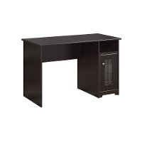 Espresso Oak Single Pedestal Desk (48 Inch) - Cabot