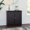 Espresso Oak 2-Door Low Storage - Cabot -1