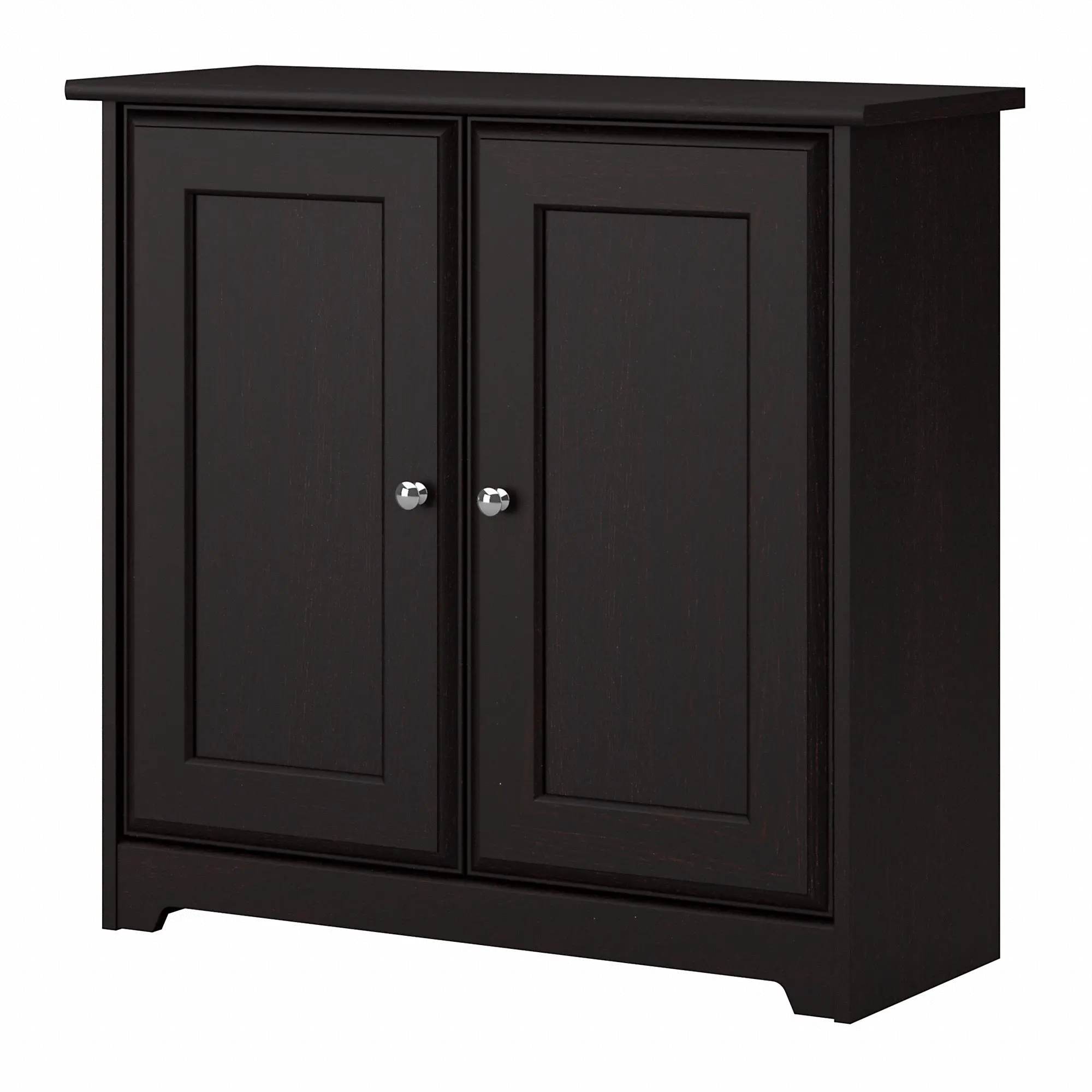WC31896-03 Espresso Oak 2-Door Low Storage - Cabot-2